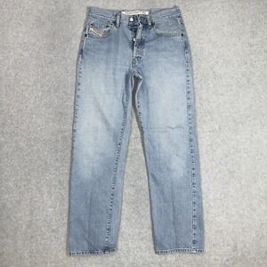 Vintage Diesel Cheyenne Jeans Men 30x32 Light Blue Straight Leg Made Italy Y2K